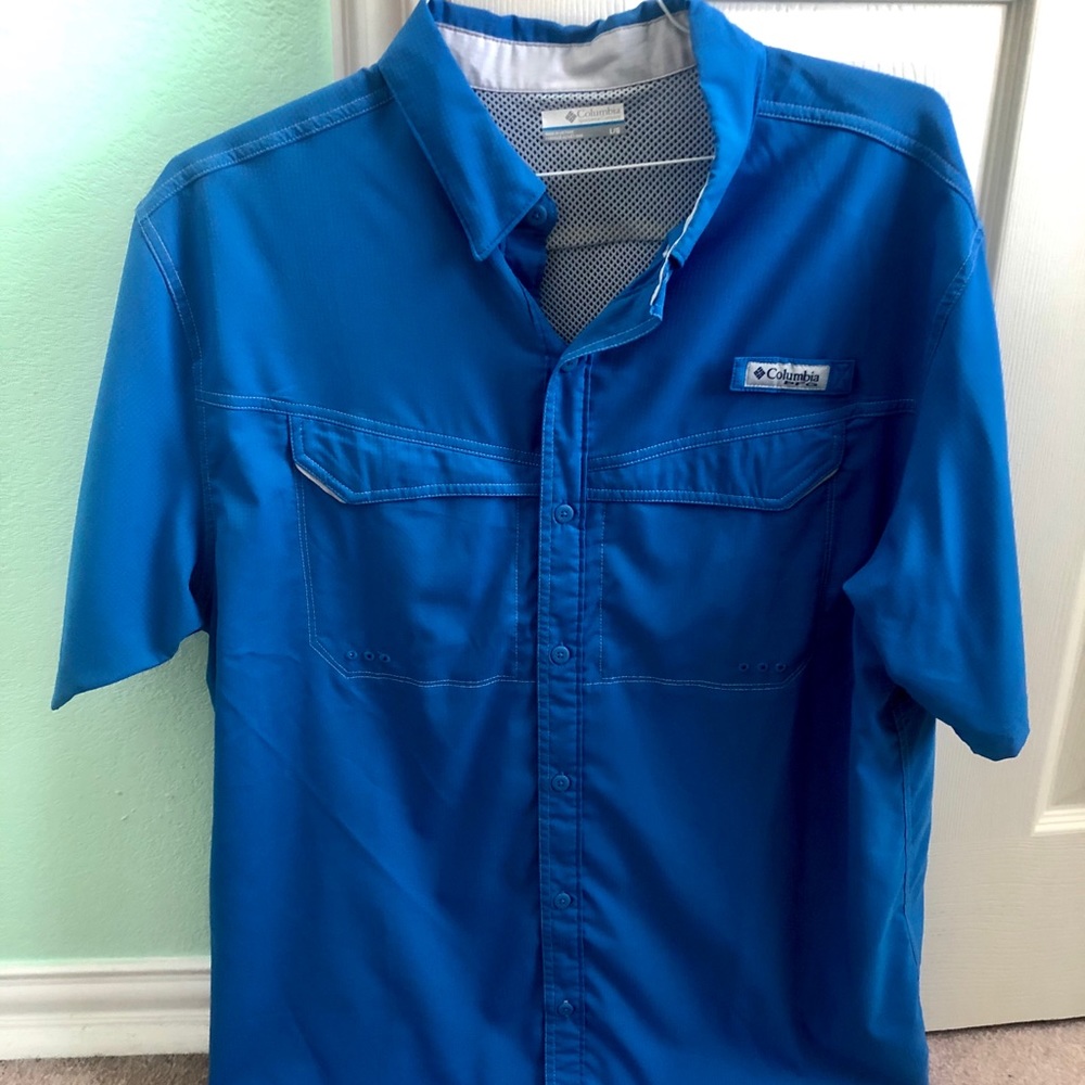 Columbia PFG SS Button Down